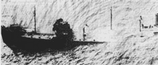 SS Gulfamerica after torpedo attack