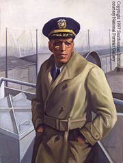 portrait of Captain Hugh Mulzac African American mariner
