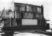 Prefabricated section of Liberty ship