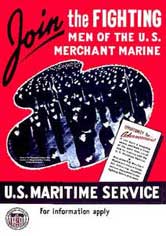 poster join the fighting merchant marine