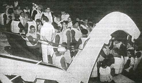 passengers in SS Washignton lifeboats