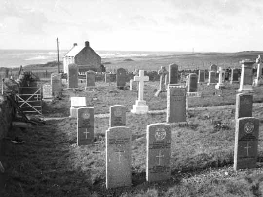 Graveyard at Kilchattan on Isle of Colonsay
