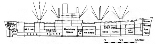 Cross Section of C2 Freighter