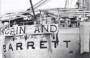 USNS Barrett final voyage as a troopship