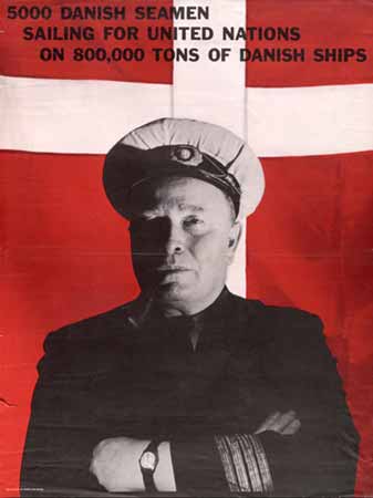 5000 Danish seamen sailing poster