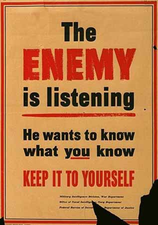 The Enemy is Listening poster