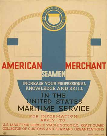 American Merchant Seamen poster