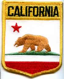 California Embroidered Patch