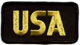 USA Embroidered Patch