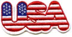USA Embroidered Patch